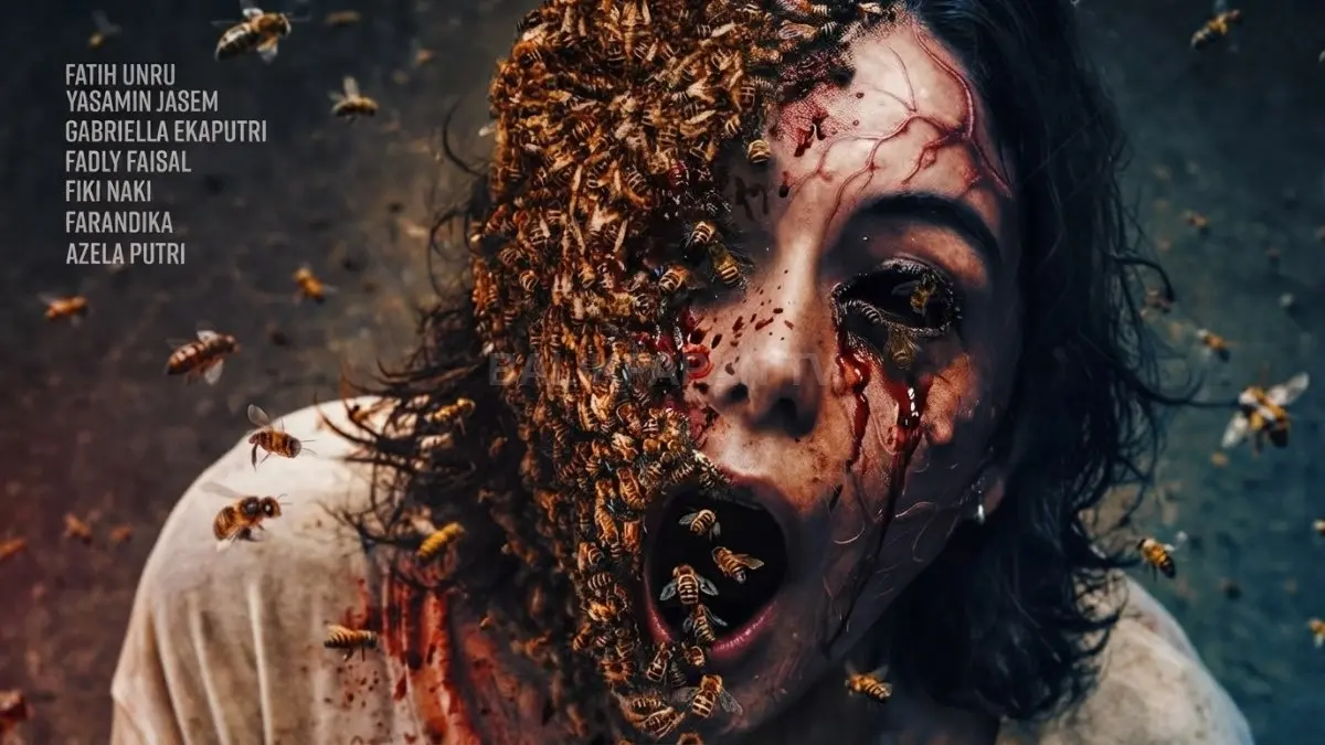 Fiki Naki bersama pemeran Paket Santet dalam promosi film horor produksi BASE Entertainment. (BTV/AI)