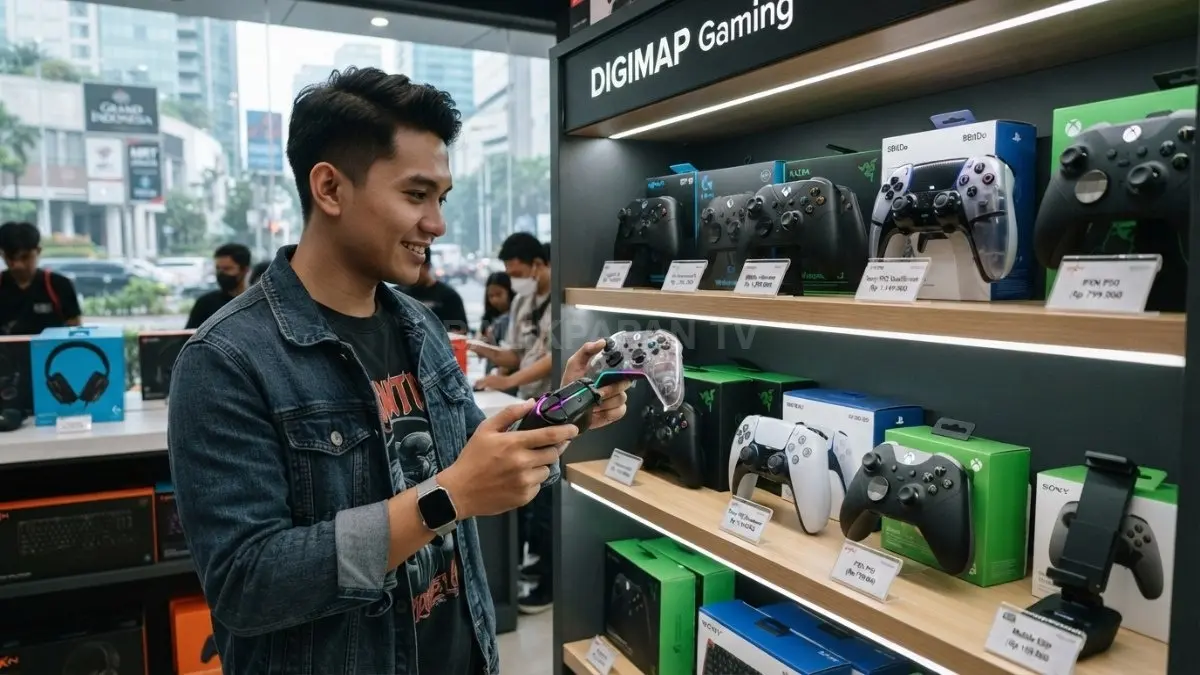 Gamepad gaming PC dan HP 2026 hadir dengan desain modern, fitur beragam, serta pilihan harga sesuai kebutuhan pengguna (BTV/AI)
