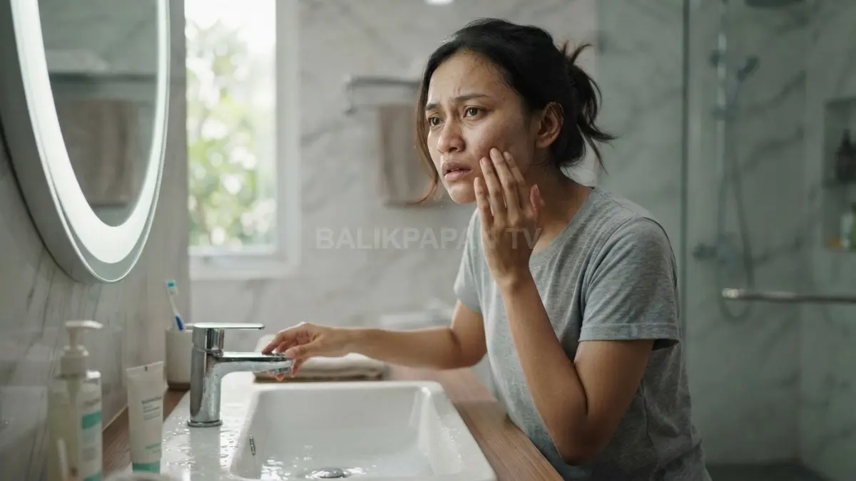 Kulit terasa kering setelah cuci muka? Kenali penyebabnya agar kelembapan tetap terjaga dan nyaman sehari-hari (BTV/AI)

