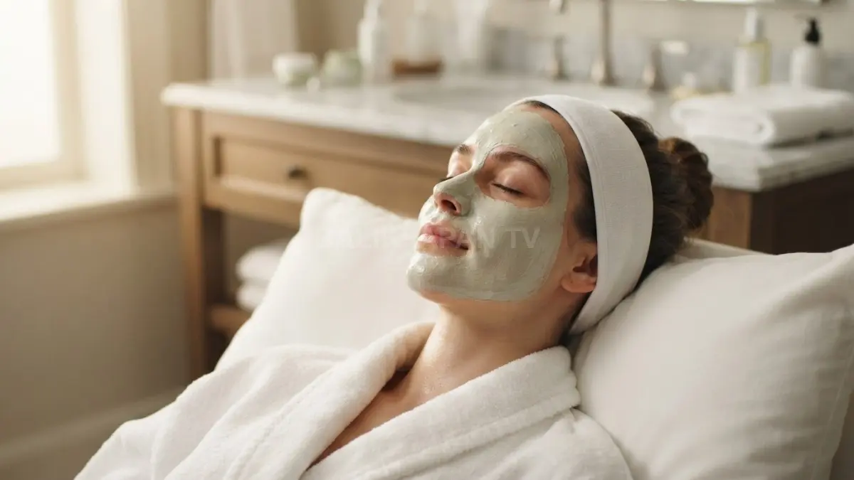Membersihkan wajah secara lembut sebelum masker membantu produk diaplikasikan pada kulit yang bersih dan nyaman. (BTV/AI)
