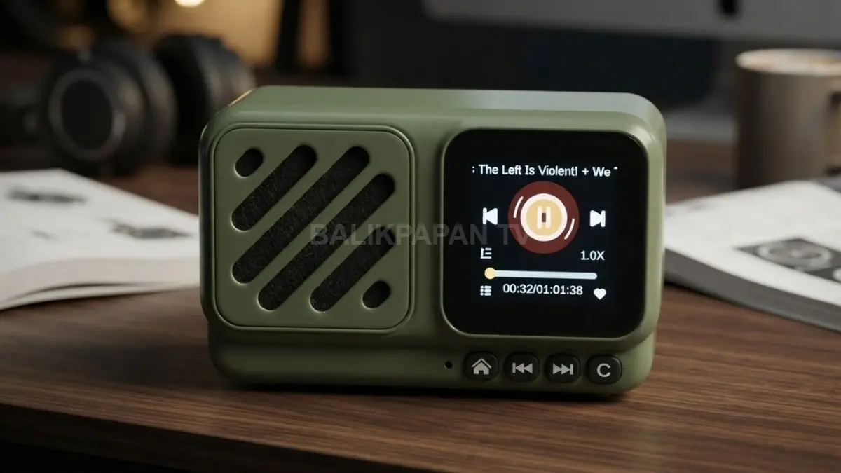 Choyang Voyager hadir sebagai speaker portable dengan konsep unik yang memadukan speaker, radio internet, Bluetooth, Wi-Fi, dan dukungan SIM card dalam bodi ringkas. Dengan bobot sekitar 120 gram, perangkat ini mudah dibawa sekaligus menawarkan pengalaman menikmati stasiun radio digital dari berbagai negara. (BTV/AI)