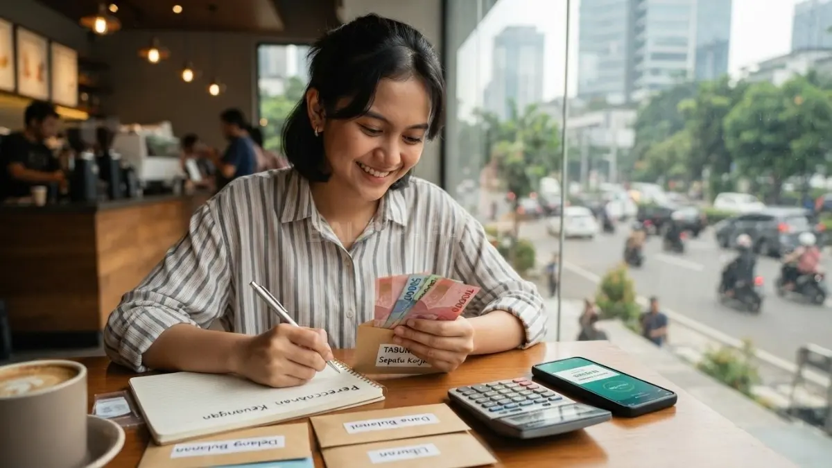 Sisihkan tabungan sejak menerima uang agar kebutuhan tetap terkontrol dan target keuangan tercapai (BTV/AI)
