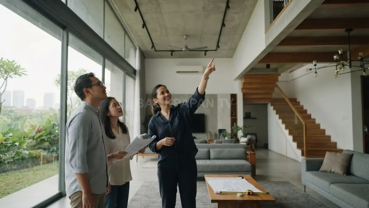 Tinggi plafon ideal perlu disesuaikan fungsi ruang, proporsi rumah, konsep arsitektur, dan kondisi iklim setempat (BTV/AI)
