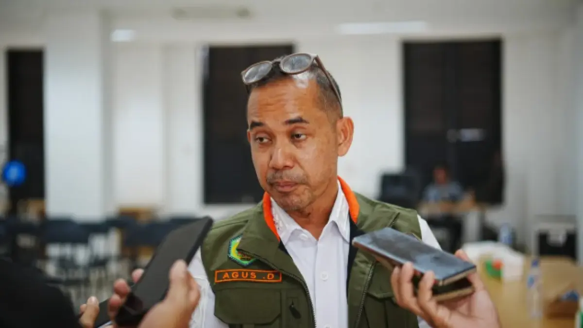 BPBD Mahulu menunggu data ISPU untuk memastikan kualitas udara saat kabut asap meningkat. (JODY KRISTIANTO/KP)