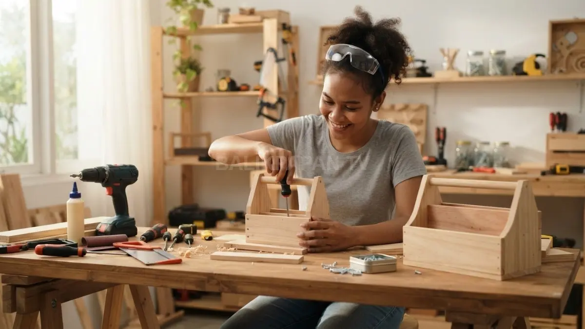 DIY bisa menjadi hobi kreatif sekaligus menghasilkan konten bermanfaat tanpa tekanan menjadi influencer (BTV/AI)
