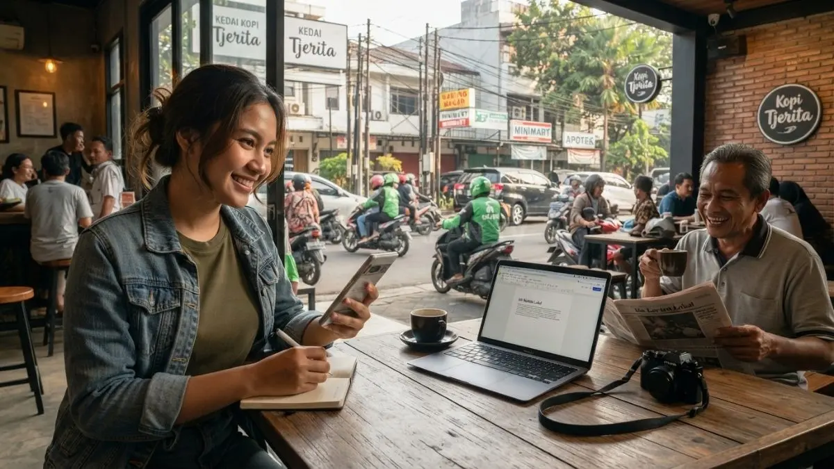 Konten lokal dapat menjadi arsip sederhana yang merekam tempat, suasana, cerita, dan pengalaman berharga sehari-hari (BTV/AI)
