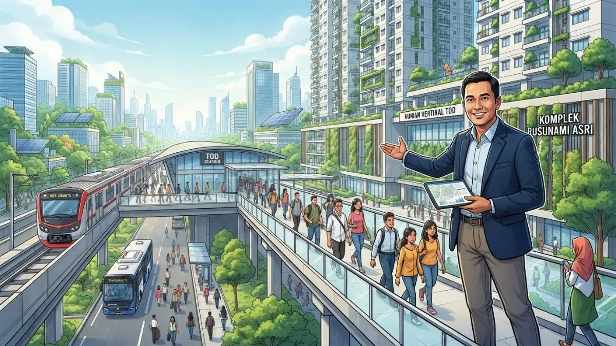 Pemerintah mengkaji hunian vertikal berbasis TOD dengan memperhatikan regulasi, pembiayaan, lingkungan, dan daya dukung [BTV:AI]