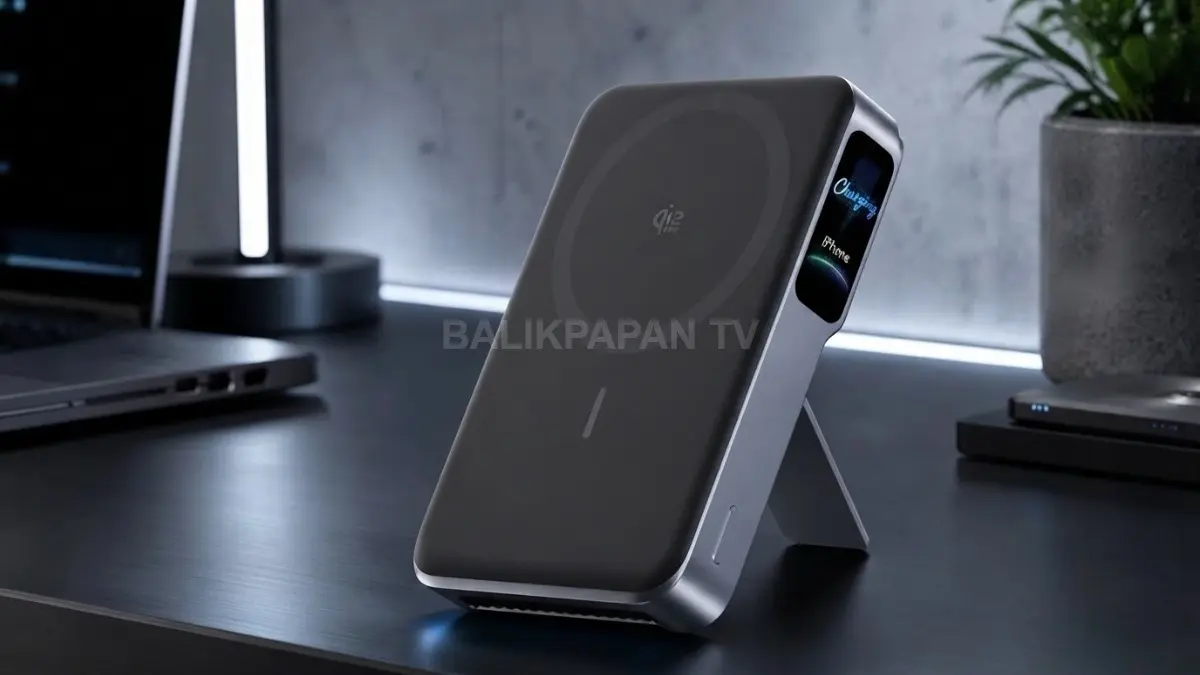Wireless charging Anker MagGo Power Bank 2 Pro mengandalkan pendinginan aktif SnapCool untuk menjaga performa tetap stabil (BTV/AI)