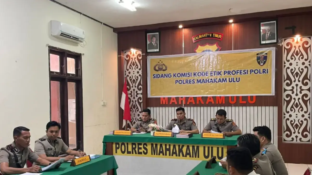 Empat personel Polres Mahulu dijatuhi PTDH, tiga terkait narkoba dan satu karena desersi. (IST)