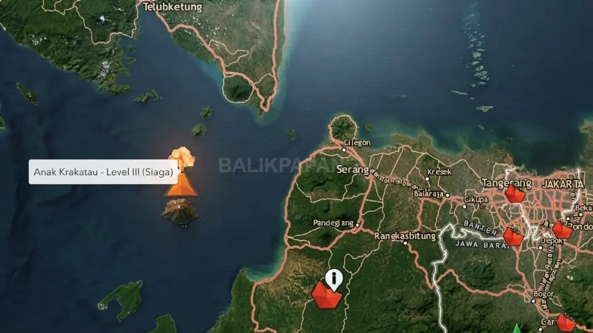 Erupsi Gunung Anak Krakatau memicu aktivitas vulkanik dan sebaran abu yang berdampak ke berbagai wilayah.