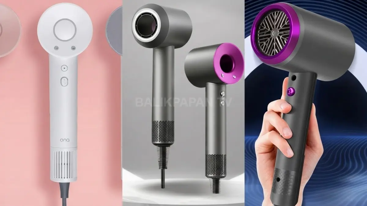 Hair dryer modern menawarkan airflow, kontrol panas, dan teknologi ion untuk hasil pengeringan rambut lebih optimal (BTV/AI)