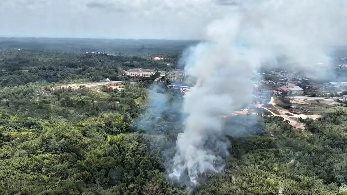 ISPU PPU berada di angka 80 atau kategori sedang, sementara asap karhutla membuat pemantauan kualitas udara diperketat. (Sumber: YouTube Balikpapan TV)