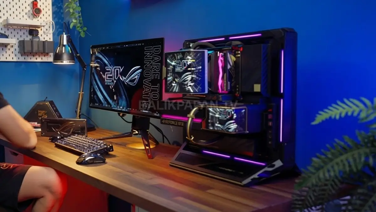 Mouse ROG Edition 20 hadir dengan bobot ringan 82 gram, sensor 65.000 DPI, dan lapisan emas (BTV/AI)
