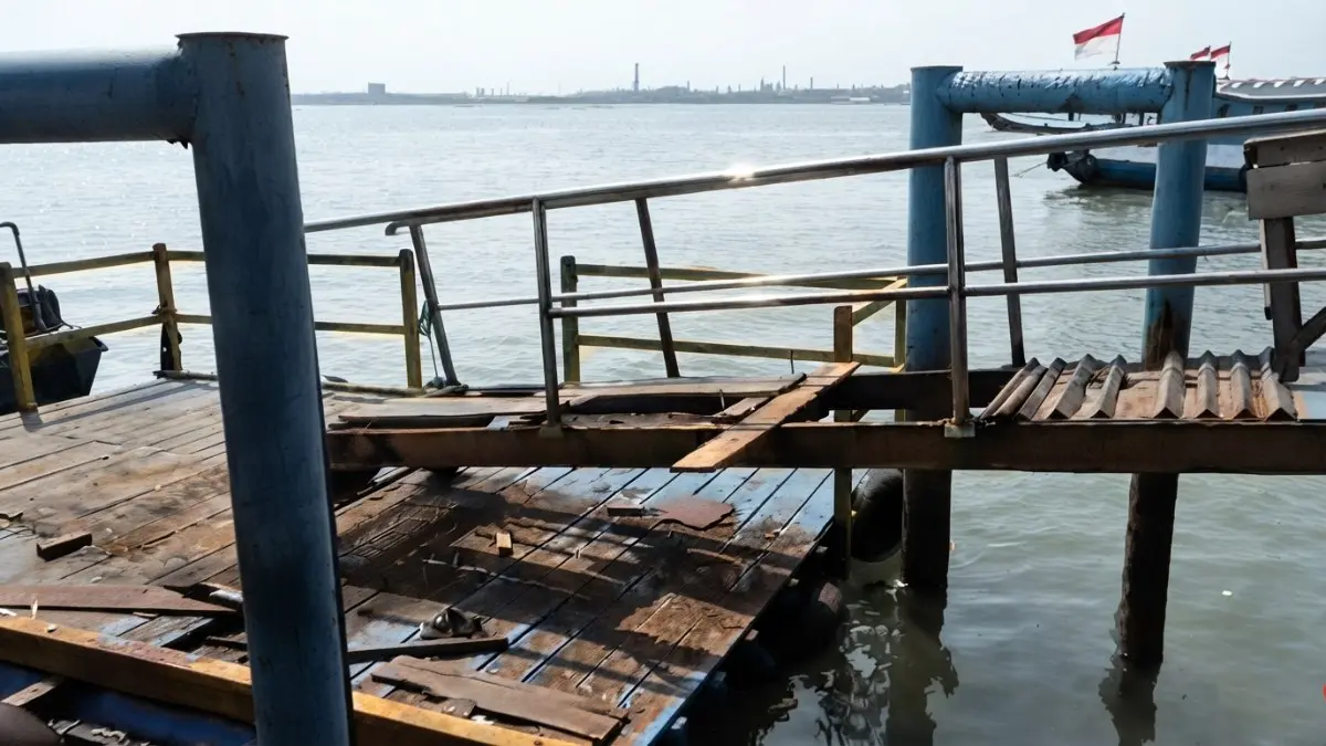 Pemprov Kaltim menyiapkan Rp400 juta untuk memperbaiki sementara Dermaga Speedboat Penajam sebelum revitalisasi total. (Sumber: YouTube Balikpapan TV)