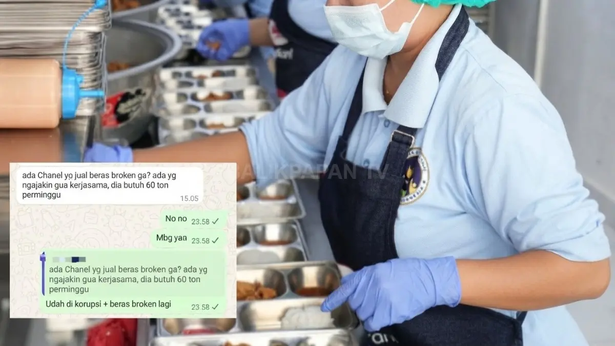 Tangkapan layar utas Threads yang membahas dugaan permintaan bahan baku untuk dapur Makan Bergizi Gratis.