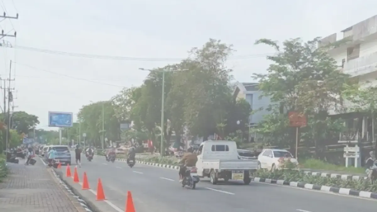 Kabut asap menghambat pembentukan awan hujan di Tarakan, sementara peluang hujan terbuka di sejumlah wilayah Kaltara. 
(AGUS DIAN ZAKARIA/RADAR TARAKAN)