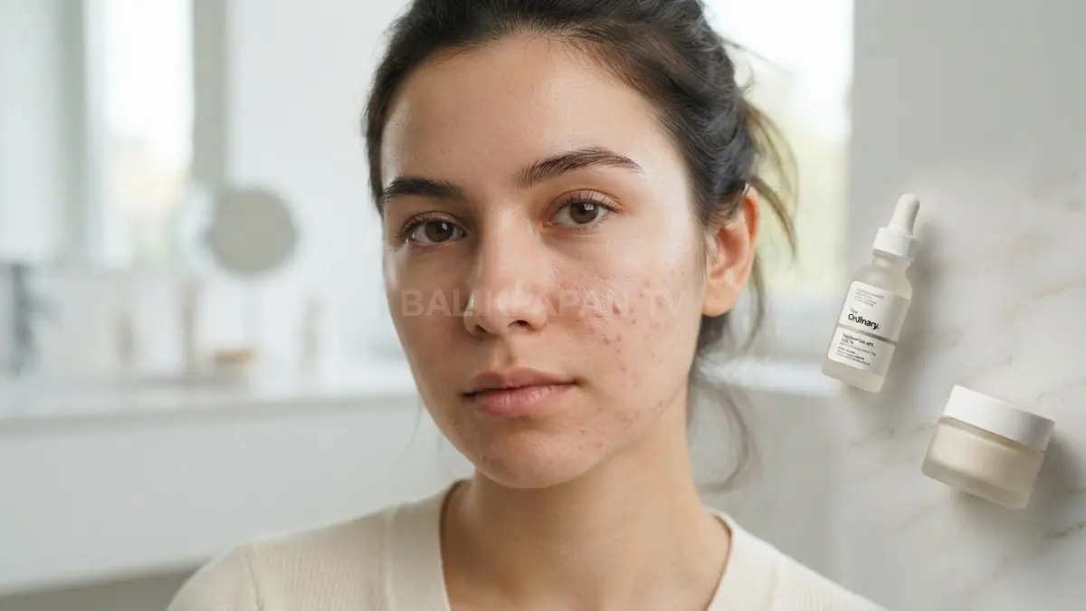 Memahami perbedaan purging dan breakout pada kulit wajah melalui perawatan skincare yang tepat dan teratur. (BTV/Ai)