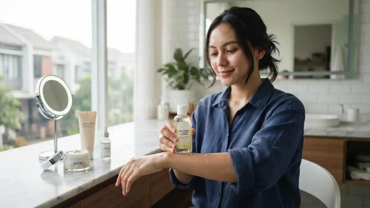 Baby oil membantu mengunci kelembapan, tetapi bukan pengganti semua jenis pelembap untuk setiap kondisi kulit (BTV/AI).
