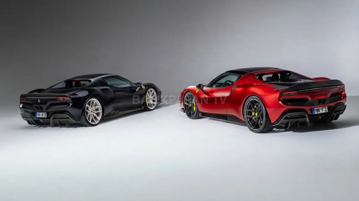 Ferrari 296 GTB dengan desain berlinetta bermesin tengah-belakang, memadukan performa tinggi dan teknologi hybrid modern (BTV/AI).
