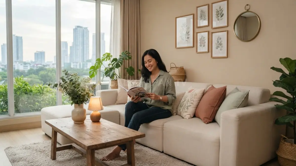 Mulai dari fondasi tenang, lalu hadirkan detail fairy secukupnya agar rumah tetap elegan dan nyaman. (BTV/AI)
