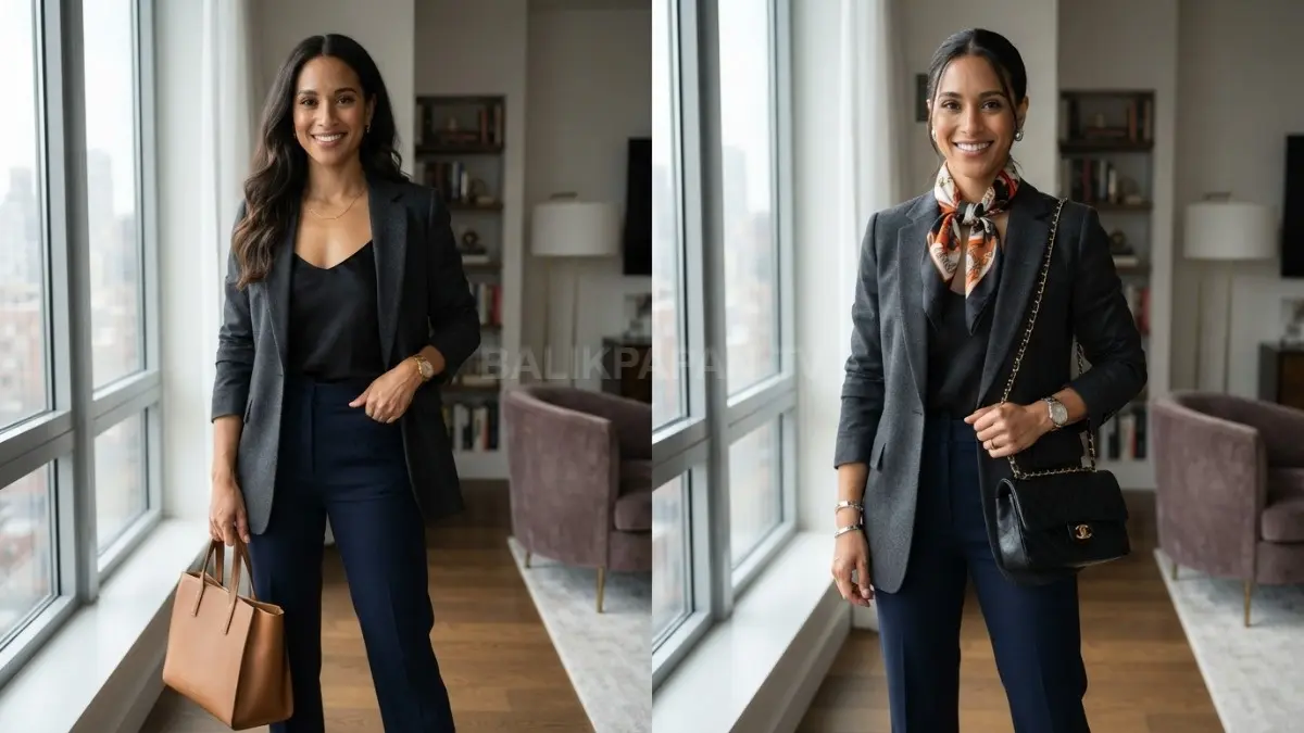 Mengganti aksesori utama dapat mengubah kesan outfit melalui warna, tekstur, proporsi dan perpaduan tepat. (BTV/AI)