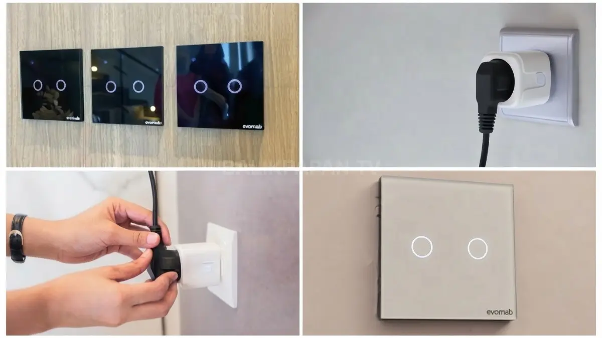 Smart plug membantu mengatur listrik, memantau konsumsi energi, dan mengurangi pemborosan perangkat yang lupa dimatikan (BTV/AI).