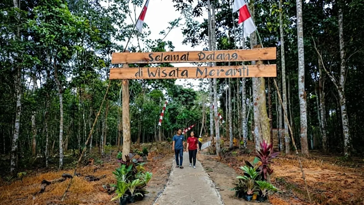 Wisata Meranti dikembangkan warga untuk menjaga hutan sekaligus membuka manfaat ekonomi melalui edukasi dan agroforestri. (DOK. KALTIMKU.ID)