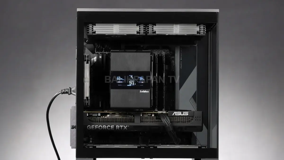 Jonsbo D34 dinilai mudah dirakit dengan airflow kuat berkat penggunaan empat kipas 140 mm (BTV/AI)