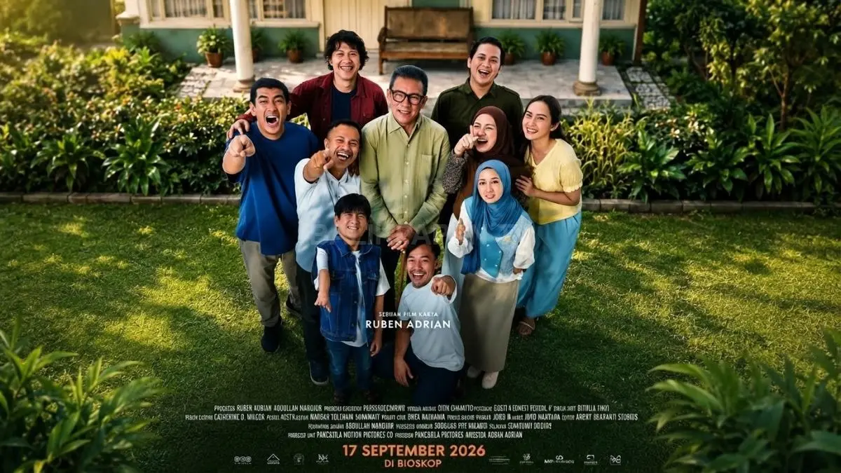 Lima pemeran anak dalam film Istimewa yang menjadi pusat cerita perjalanan mencari sosok Ayah. (BTV/AI)