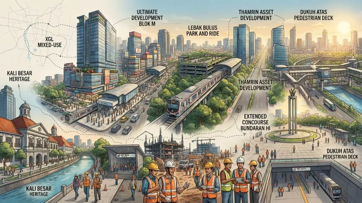 MRT Jakarta menyiapkan tujuh proyek TOD di enam lokasi untuk memperkuat konektivitas dan ekonomi [BTV:AI]
