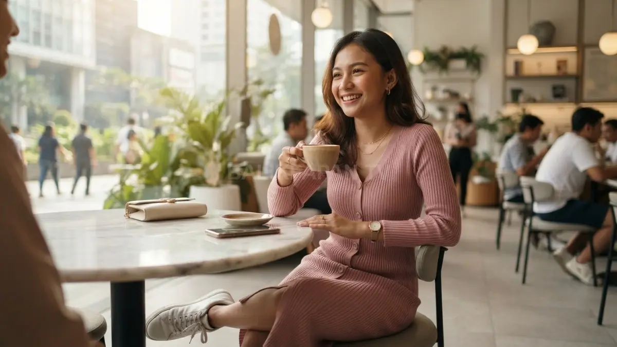 Warna pastel menghadirkan kesan manis, segar, dan elegan untuk perayaan Natal tanpa terlihat berlebihan, tetap (BTV/AI)