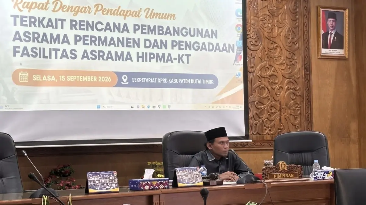 DPRD Kutai Timur membahas rencana pembangunan asrama mahasiswa bersama Pemkab Kutim dan opsi keterlibatan perusahaan melalui TJSL/CSR.