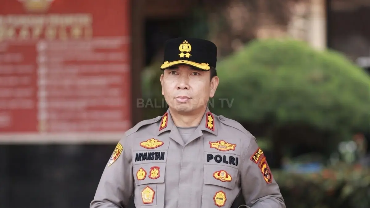 Kapolres Kutai Timur AKBP Aryansyah menyampaikan pengungkapan kasus narkoba di Kutai Timur.
