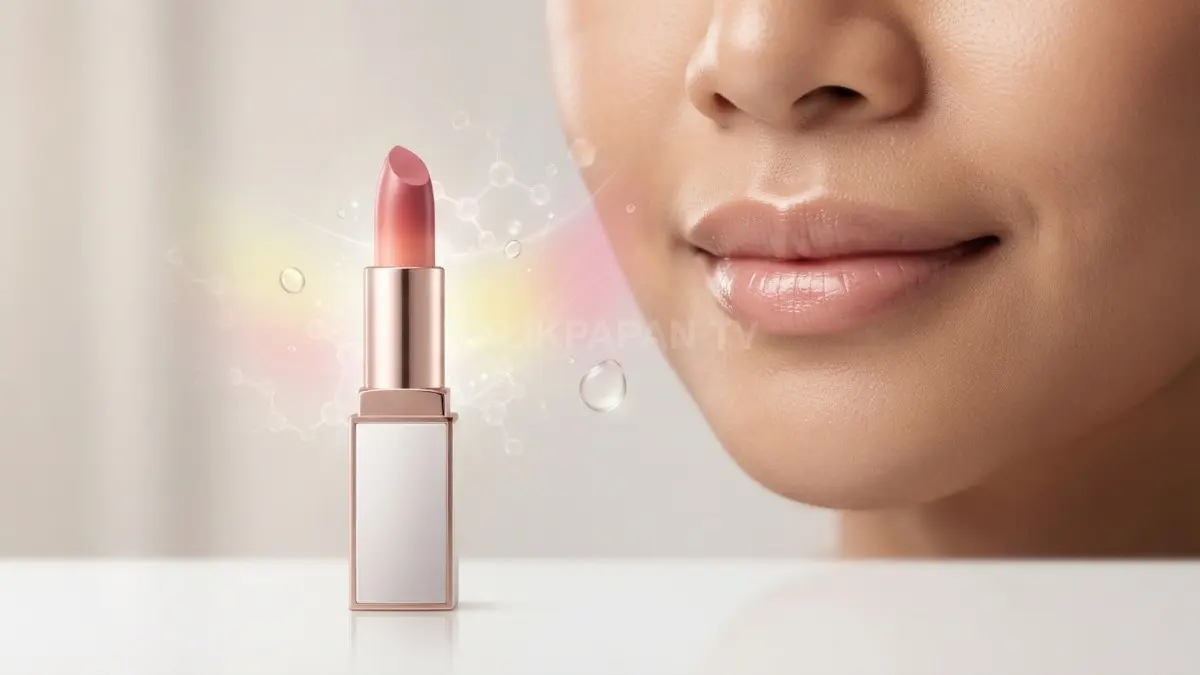 Lipstik unik yang dapat berubah warna mengikuti tingkat pH kulit, memberikan rona alami nan menawan. (BTV/Ai)