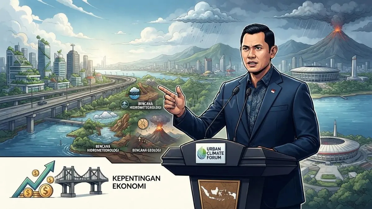 Menteri AHY menekankan pembangunan infrastruktur nasional yang tangguh menghadapi bencana dan mendukung ketahanan ekonomi. [BTV:AI]