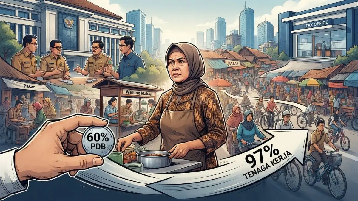 Pelaku UMKM menjadi bagian penting perluasan basis pajak karena sektor informal berkontribusi besar bagi ekonomi nasional [BTV:AI]