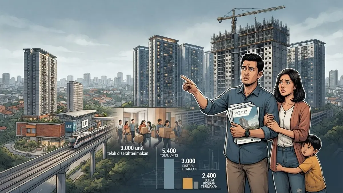 Sebanyak 2.400 unit LRT City belum diserahterimakan kepada konsumen setelah 5.400 unit terjual [BTV:AI]