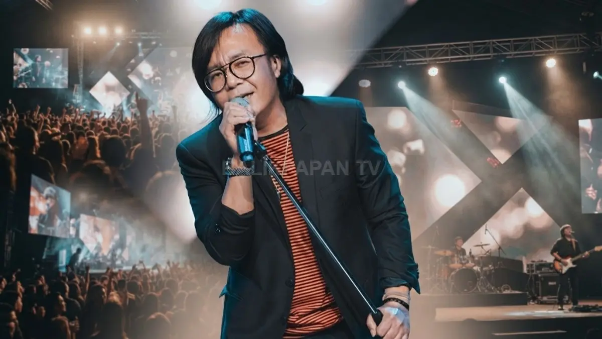 Dewa 19 bersama Ari Lasso pada era 1990-an, menggambarkan perjalanan musik dan nostalgia lagu “Aku Milikmu”. (BTV/AI)