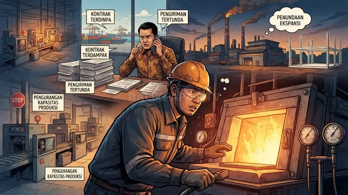 Industri kaca, keramik, dan silikat menghadapi risiko penurunan produksi akibat pembatasan pasokan gas PGN [BTV:AI]