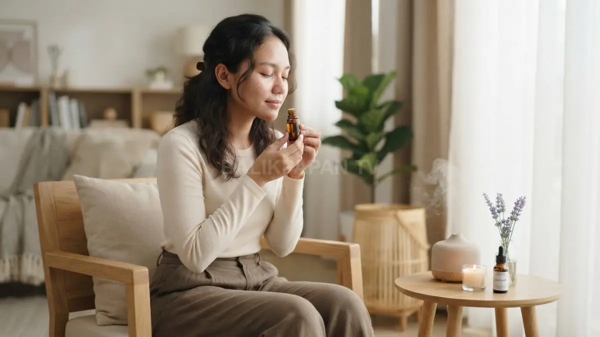 Sensasi menenangkan aromaterapi minyak esensial lavender menghadirkan suasana damai serta rileks bagi pikiran. (BTV/Ai)