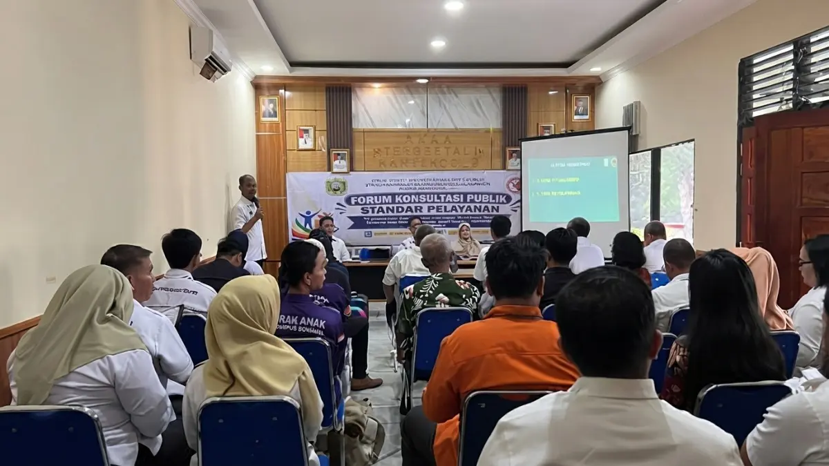 Dinsos P3AKB Sanggau gelar forum publik untuk mengevaluasi pelayanan sosial dan menjaring aspirasi masyarakat. (IST)