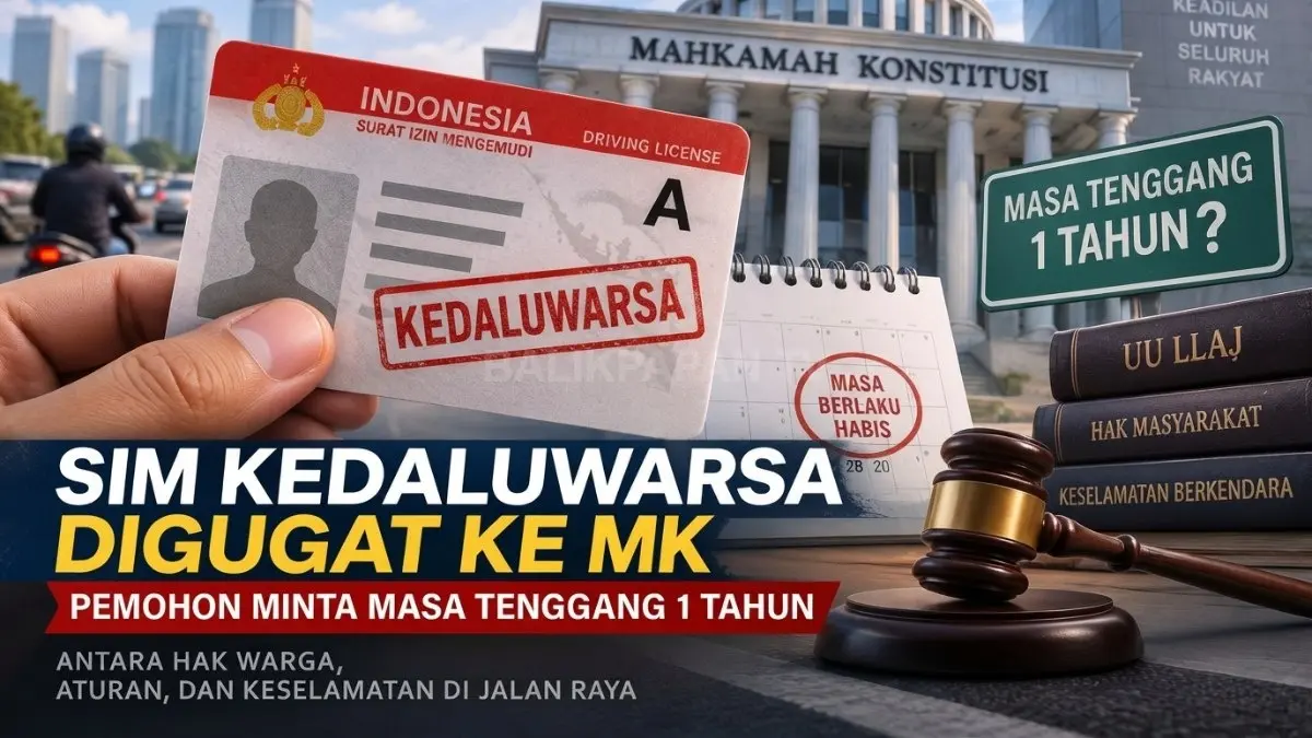 SIM Telat Diperpanjang Digugat ke MK, Pemohon Minta Masa Tenggang 1 Tahun