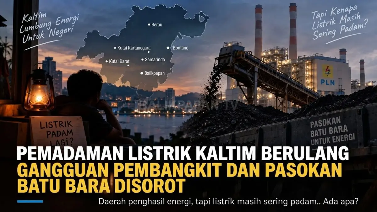 Aktivitas PLTU di Kalimantan Timur menjadi bagian dari sistem energi yang memasok kebutuhan listrik sejumlah wilayah Kaltim.