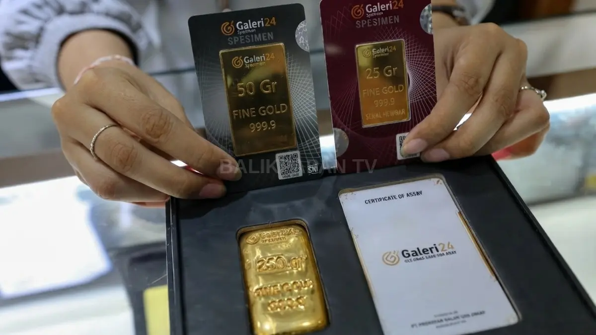 Harga buyback emas Antam turun, sementara pemilik emas lama masih mencatat selisih positif dari investasi [BTV:AI]