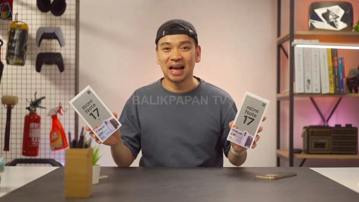 Redmi Note 17 4G dan 5G tampil dengan layar AMOLED besar serta baterai jumbo 7.700 mAh untuk penggunaan harian.