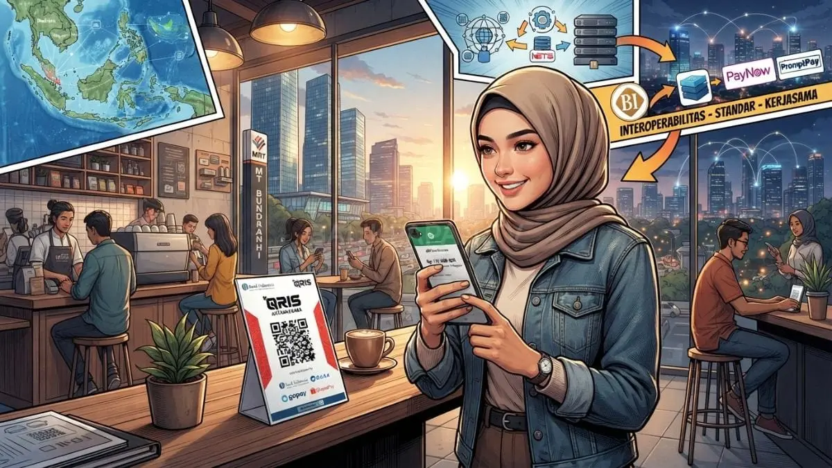 Interoperabilitas menghubungkan berbagai sistem pembayaran antarnegara melalui standar, kepercayaan, dan kerja sama yang aman [BTV:AI]