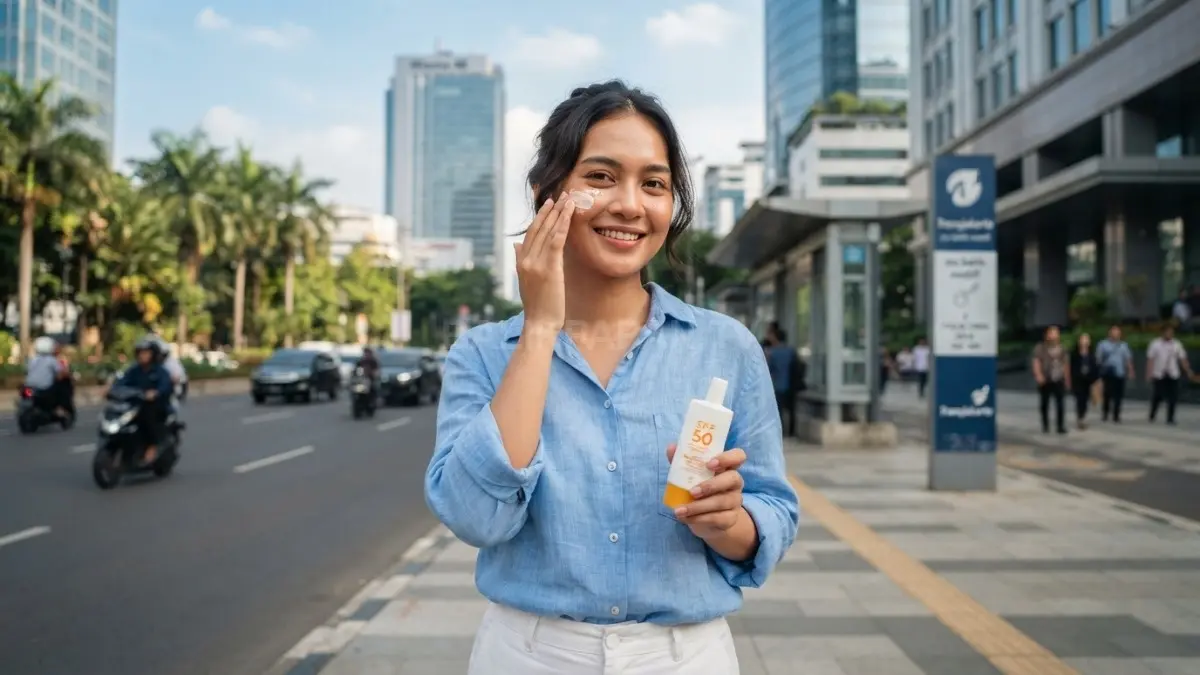 SPF 30 dan SPF 50 melindungi kulit dari UVB, sedangkan broad spectrum membantu melindungi UVA dan UVB. (BTV/AI)