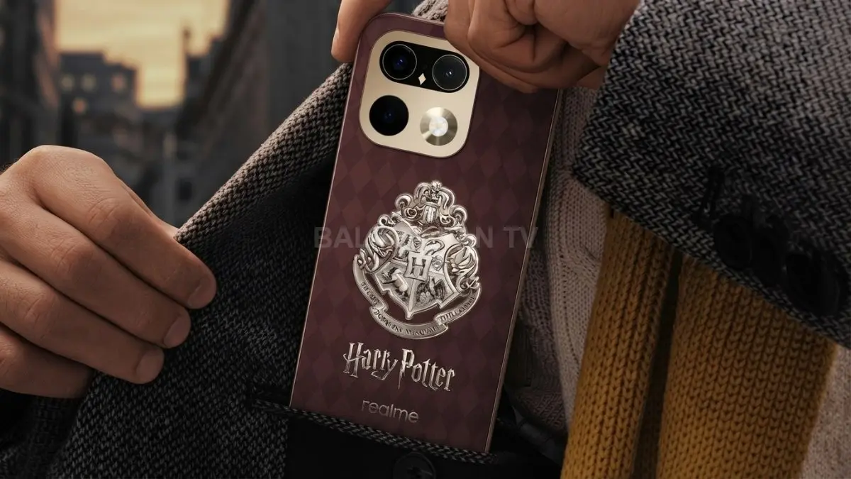 realme 16 Pro Harry Potter Edition hadir dengan kemasan Hogwarts, aksesori koleksi, dan berbagai ornamen ikonik (BTV/AI)