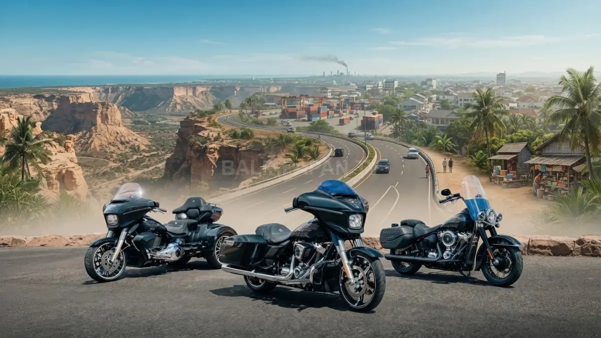 Harley-Davidson Pan America 1250 Special 2026 tampil sebagai motor adventure touring dengan mesin V-Twin, suspensi semi-aktif, dan teknologi modern. (BTV/AI)
