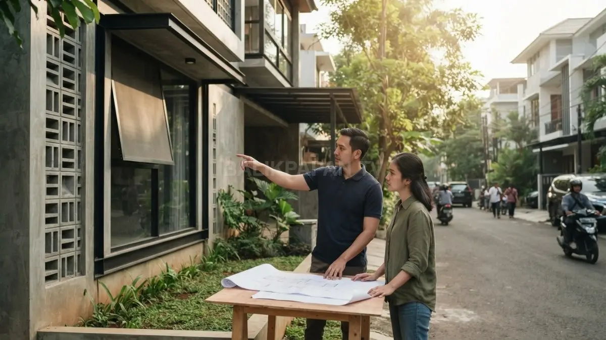 Bukaan rumah perlu disesuaikan dengan orientasi, arah matahari, ventilasi, privasi, dan kondisi lingkungan sekitar (BTV/AI)